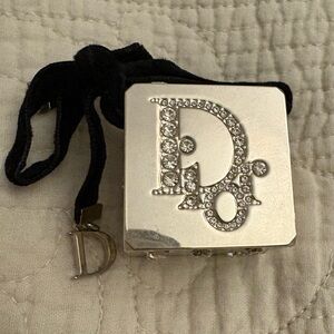 Dior Play Dice Compact  Lip Gloss Swarovski Crystal Velvet Ribbon D Charm